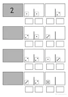 Vorschau - Arbeitsblätter - Arbeitsblatt Mathe Zahlenzerlegung Schüttelbox - Würfelbilder - Seite 3
