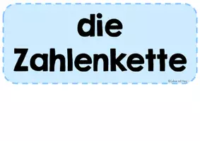 Vorschau - Präsentationen/Tafelbilder - Zahlenketten Tafelmaterial - Wortspeicher & Fachbegriffe für sprachsensiblen Mathematikunterricht - Seite 3