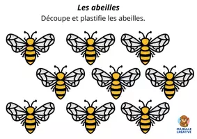 Aperçu - Jeux - Fiches d'activités "Les abeilles" avec Otto en PDF - Page 3
