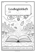Vorschau - Arbeitsblätter - Lesebegleitheft „Der fliegende Klassenscooter“ – Welttag des Buches 2026 | Mit Lösungen | Klasse 4–6 - Seite 1