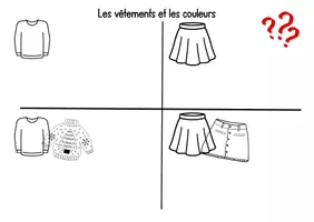 Vorschau - Arbeitsblätter - Les vêtements et les couleurs (Tafelbild) - Seite 3