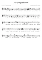 Vorschau - Arbeitsblätter - Nationalhymnen - Musikalische Analyse von Star-spangled banner - Seite 1