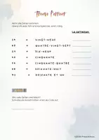Vorschau - Arbeitsblätter - Escape Room - les nombres (5. & 6. Klasse / A1 Französisch) - Seite 3