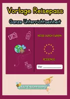 Vorschau - Stundenentwürfe - Reisepass für Europa - ganze Unterrichtseinheit - Deckblatt