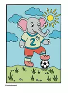 Vorschau - Mal- und Bastelvorlagen - Kunst Fußball WM 2026 Ausmalbilder - WM 26 Fußball Kunst - Seite 2
