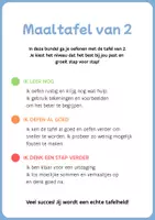 Voorbeeld - differentiatiebundel maaltafel van 2 - Voorblad
