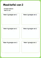 Voorbeeld - differentiatiebundel maaltafel van 2 - Pagina 2