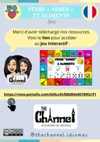 anteprima - Materiale interattivo - VERBE « AIMER » ET ALIMENTS – Jeu - Pagina 3