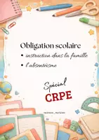 Aperçu - Fiches - Obligation scolaire - CRPE - Page de couverture
