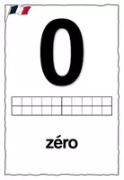 Vorschau - Merkblätter - Tafelkarten Zahlen 0-20 (Französisch) - Deckblatt