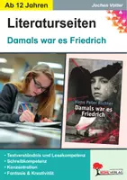 Vorschau - Arbeitsblätter - Damals war es Friedrich - Literaturseiten | Begleitmaterial zur Lektüre | Arbeitsblätter Judenverfolgung | Klasse 6-11 mit Lösungen - Deckblatt
