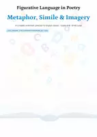 Vorschau - Arbeitsblätter - Figurative Language Workbook: Metaphern, Vergleiche & Bildsprache | Englisch (Kl. 6–9) - Deckblatt