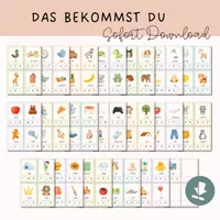 Vorschau - Bildkarten - Klammerkarten Buchstaben | ABC/ Anlaute lernen deutsch Klasse 1 und Kita/ Vorschule - Seite 3