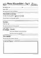 Vorschau - Arbeitsblätter - Klassenfahrt Tagebuch & Rückblick für die Grundschule - Seite 2