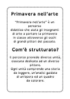 anteprima - Esercizi - Primavera nell'arte - schede didattiche di arte - Pagina 1