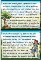 Vorschau - Aufgabenkarten - DaZ - Frühling - Text-Kartei zum Lesen und Abschreiben "Der Frühling" DaZ / DaF / Deutsch - Seite 2