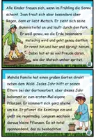 Vorschau - Aufgabenkarten - DaZ - Frühling - Text-Kartei zum Lesen und Abschreiben "Der Frühling" DaZ / DaF / Deutsch - Seite 3