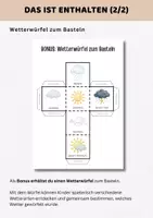 Vorschau - Bildkarten - Wetter Legekreis | Wetter und Klima | Wetterkarten Morgenkreis Kita, Kindergarten & Grundschule - Seite 2