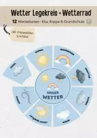 Vorschau - Bildkarten - Wetter Legekreis | Wetter und Klima | Wetterkarten Morgenkreis Kita, Kindergarten & Grundschule - Deckblatt