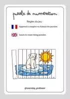 Aperçu - Apprentissages en autonomie - Puzzle de numération ( 4 niveaux de différenciations ) - Page de couverture