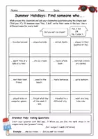 Vorschau - Arbeitsblätter - Summer Holidays - Find someone who... - Seite 1
