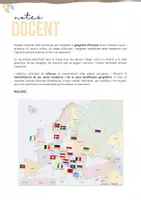 Vista previa - Unidades / Secuencias / Situaciones de Aprendizaje - Geografia – Mapa d’Europa i banderes (Pack 45 targetes) ESO i Batxillerat - página 2