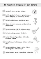 Vorschau - Arbeitsblätter - Scherenführerschein 25 Arbeitsblätter mit Schneideübungen - Seite 1