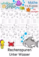 Vorschau - Arbeitsblätter - Mathe Rechenspuren Klasse 1-4 - Deckblatt