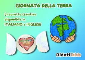 anteprima - Materiale di supporto/inclusione - Giornata della terra lavoretto INGLESE/ITALIANO - Pagina di copertina