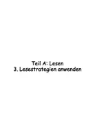 Vorschau - Arbeitsblätter - Lesestrategien trainieren (Kl. 3-4). Vor, während & nach dem Lesen sicher anwenden - Deckblatt