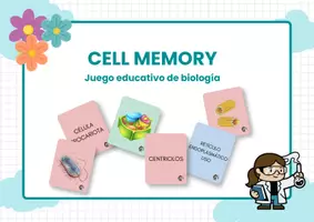 Vista previa - Juegos / Gamificación - Recurso CELLMEMORY: Juego de memoria sobre las partes de la célula - página 1