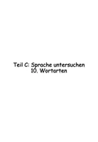 Vorschau - Arbeitsblätter - Wortarten erkennen (Kl. 2-3). Nomen, Verben & Adjektive üben - Deckblatt