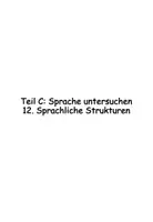 Vorschau - Arbeitsblätter - Zeitformen & Wortfelder verstehen (Kl. 2-4) – Sprachliche Strukturen einfach üben - Deckblatt