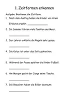 Vorschau - Arbeitsblätter - Zeitformen & Wortfelder verstehen (Kl. 2-4) – Sprachliche Strukturen einfach üben - Seite 3