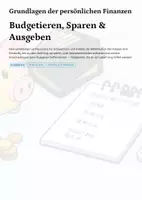 Vorschau - Unterrichtsreihen - Personal Finance Komplettpaket – Budgetieren, Sparen & Simulation (Klasse 6–9) | Workbook + Projekt - Deckblatt