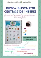 Vista previa - Refuerzo / NEE / Materiales de apoyo - Busca-busca por centros de interés - Portada