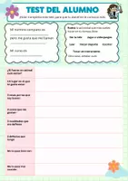 Vista previa - Hojas de trabajo - Recurso TEST DEL ALUMNO: Material para TUTORÍA - página 1