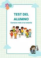 Vista previa - Hojas de trabajo - Recurso TEST DEL ALUMNO: Material para TUTORÍA - Portada