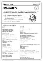 Vorschau - Arbeitsblätter - Writing Tasks - Being Green & Making a Difference - Seite 3