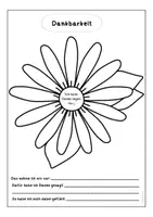 Vorschau - Arbeitsblätter - Dankbarkeit/ Danke sagen für... Coaching/ Ethik/ Reli - Seite 1