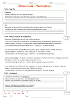 Vorschau - Arbeitsblätter - Stationenlernen Filmmusik-Techniken - Seite 1