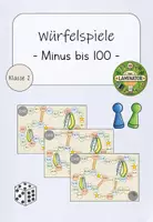 Vorschau - Spiele - Würfelspiele: Minus bis 100 (Kl. 2) - Deckblatt