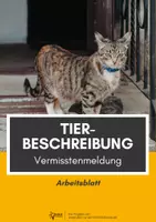 Vorschau - Arbeitsblätter - Sparpaket Tierbeschreibung - Seite 1