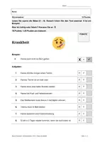 Vorschau - Stundenentwürfe - A2 HÖRVERSTEHEN Krankheit TEST R/F - Seite 1