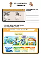 Vorschau - Arbeitsblätter - Medienkompetenz: Quellen im Internet verstehen (Browser, Suchmaschine, KI) - Seite 1