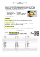 Vorschau - Arbeitsblätter - How to describe Food - 3 Step Analysis - Seite 1