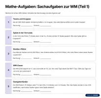 Vorschau - Stundenentwürfe - WM 2026 Lernheft – Mathe & Deutsch für Klasse 3 & 4 | Sachaufgaben, Lesen, Quiz & Kreativ - Seite 2