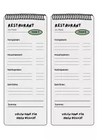 Vorschau - Arbeitsblätter - Materialpaket: Im Restaurant (Wortschatz, Dialoge, Rollenspiel) - Seite 3