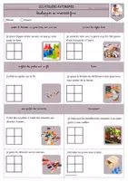 Aperçu - Apprentissages en autonomie - Suivi des AA PS P5 - Page 1
