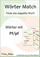 Vorschau - Spiele - WörterMatch: Wörter mit Pf/pf - Deckblatt